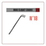 BRAS CLIQUET COUDEE "1"N 18