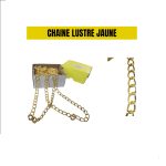CHAINE LUSTRE JAUNE BOITE PM