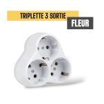 TRIPLETTE 3SORTIE FLEUR
