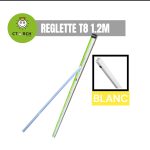 REGLLETTE T8 1.20CM 18W TORCHE BLANC