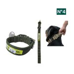 COLLIER CHIEN VERT N°4