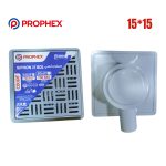 SIPHON ZIAMA PLAST GRIS COUDER 15*15 PRO-502