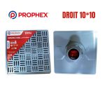 SIPHON SOL ZIAMA PLAST GRIS DROIT S/50/80 10*10-550