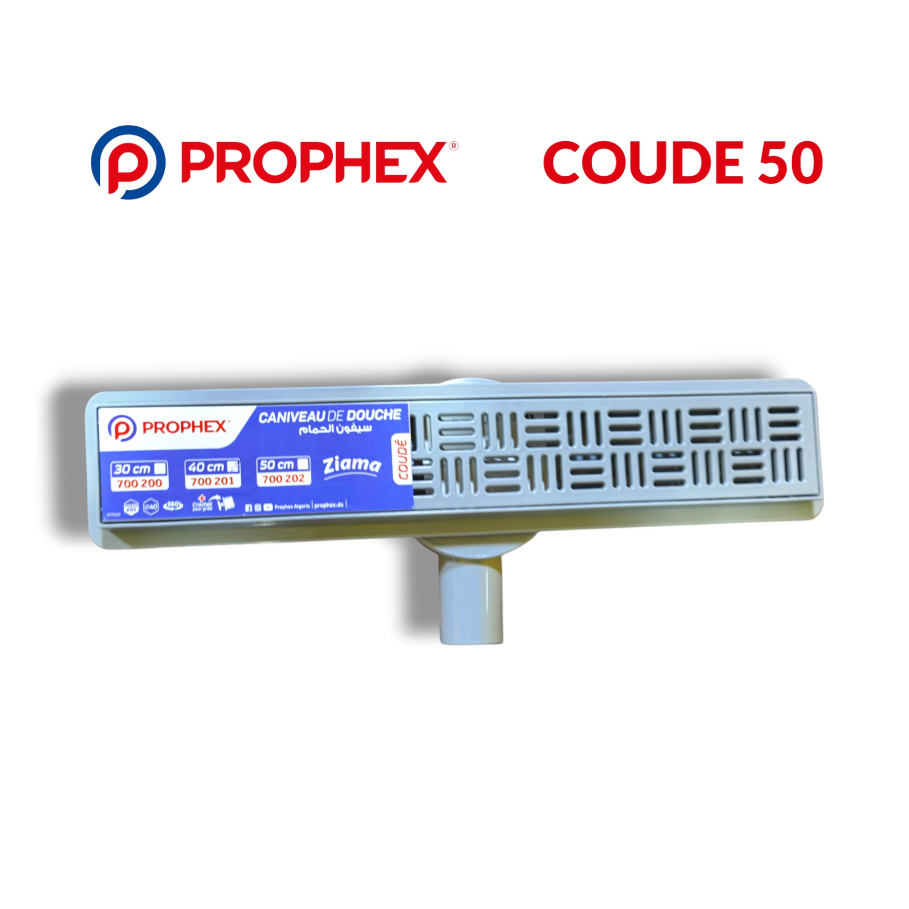 Photo00028617 CANIVEAU ZIAMA PLAST COUDE 50 PRO202 – Image 1