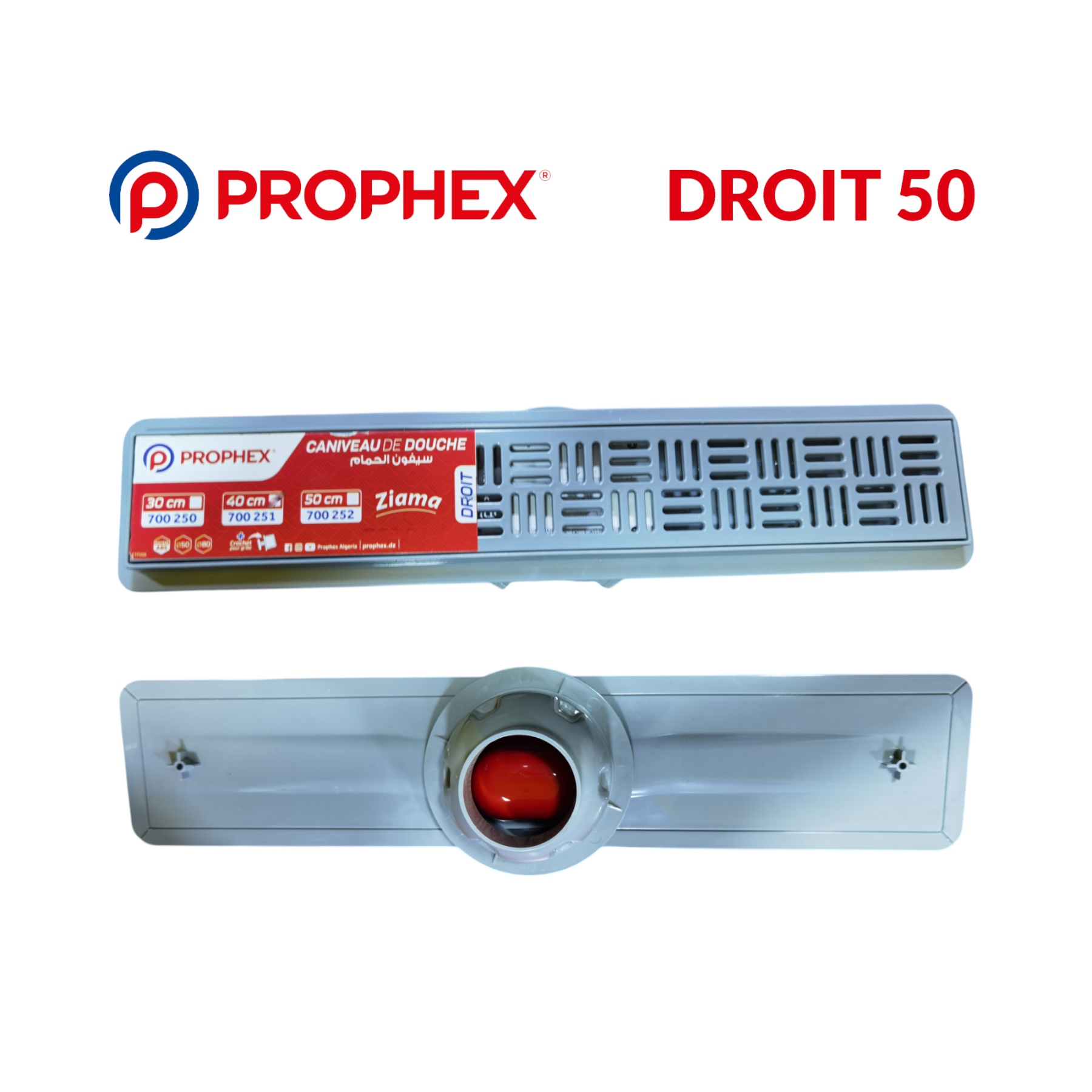 Photo00028621 CANIVEAU ZIAMA PLAST DROIT 50 PRO252 – Image 1