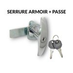 SERRURE ARMOIRE +PASSE