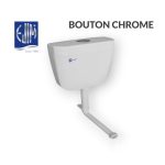 CHASSE D'EAU SEMI+ BOUTON CHROME EJIM JWC2111