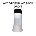 ACORDEON WC 50CM DROIT