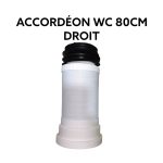 ACORDEON WC 80 CM DROIT
