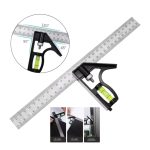 EQUERE MENUISERIE ALLUM 30CM AVEC NIVEAU