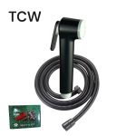 DOUCHETTE ABLUTION CARREE NOIR PLASTIC TCW