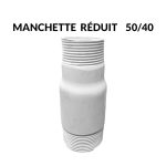 MANCHETTE D/F REDUIT 50/40 BLANC