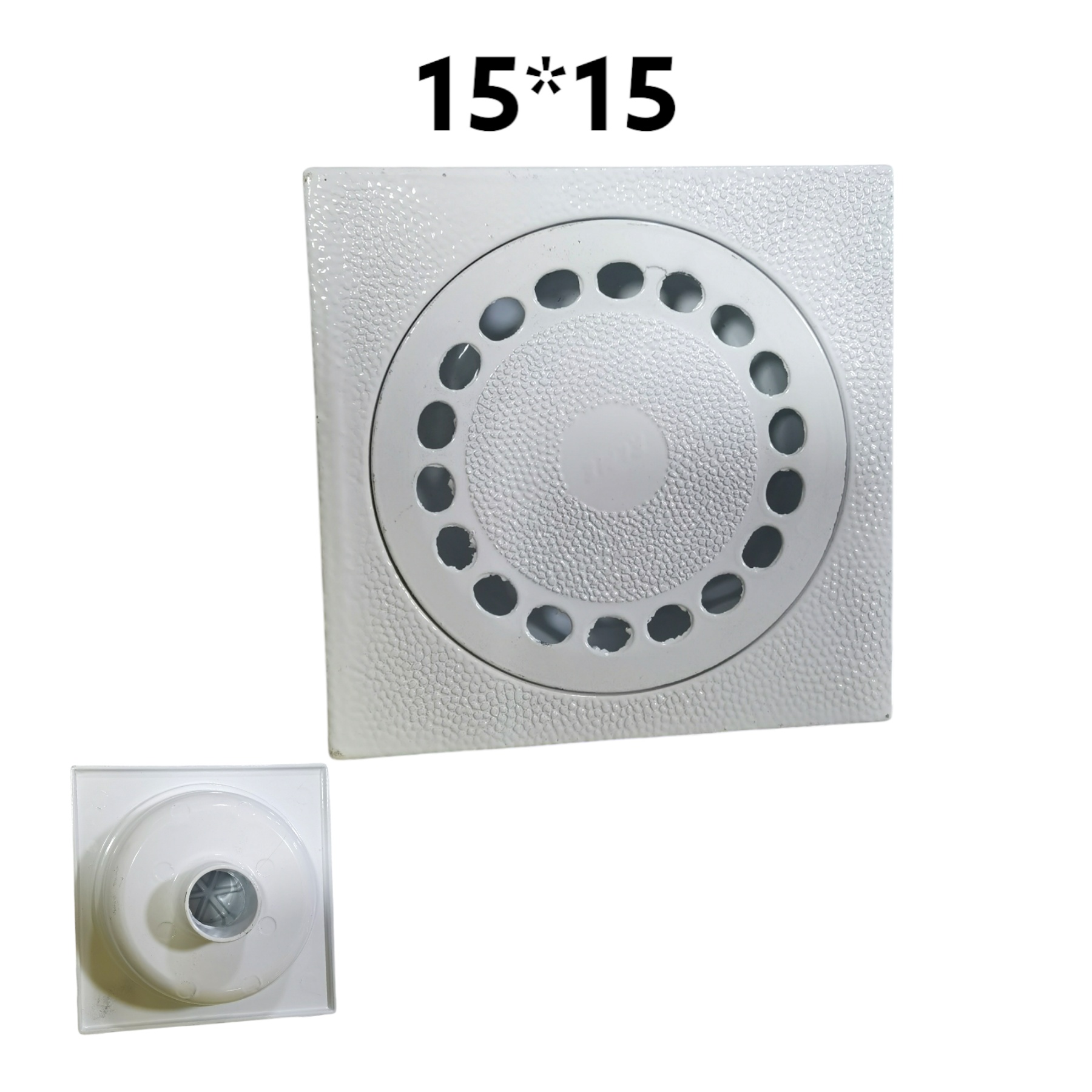 Photo00029060 SIPHON DE COUR ALLUM 15*15 BLANC F100 – Image 1
