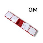 BOITE ENCASTREMENT ROUGE CARREE COVER GM