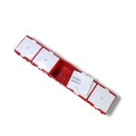 BOITE ENCASTREMENT ROUGE CARREE COVER PM