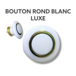 BOUTON ROND BLANC LUX