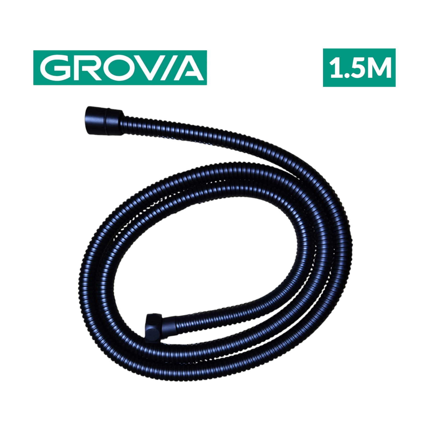 Photo00029639 FLEXIBLE DOUCHETTE 1.5M NOIR GRO24213 GROVIA – Image 1