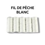 FIL DE PECHE BLANC