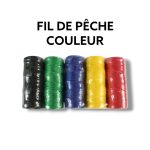 FIL DE PECHE COULEUR