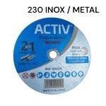 DISQUE 230 INOX ACTIV