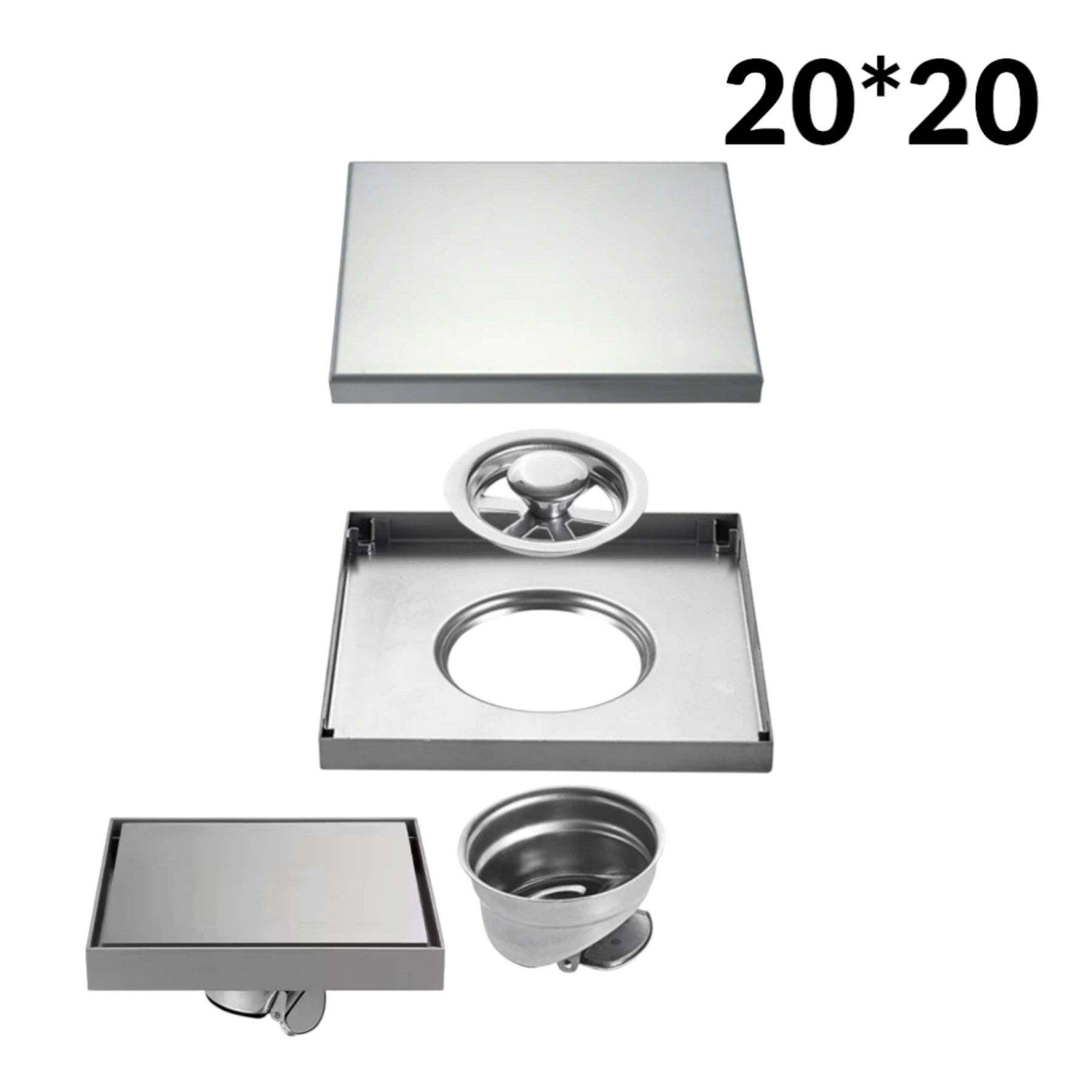 Photo00029975 SIPHON INOX 20*20 ENCAS DROIT ITALYVIEIR – Image 1