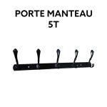 PORTE MANTEAU 5T NOIR B/BLEU