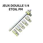 JEUX DOUILLE 1/4 ETOIL  PM 6PCS
