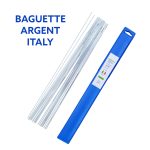 BAGUETTE ARGENT ITALY B//BLEU