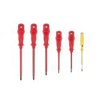 JEUX TOURNEVIS 6PCS ROUGE