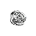 BOUTON MEUBLE FLEUR CHROMEE PLA