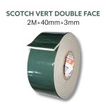 SCOTCH VERT D/F EVA 2X40MM/3MM