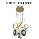 LUSTRE LED 4 BOUL