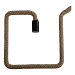 DOUILLE CORDE METAL CARRE