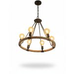 LUSTRE CORDE 6 LAMPE/8057