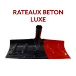 RATEAUX BETON NOIR ROUGE LUX