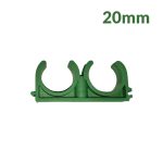PPR COLLIER DOUBLE 20 MM VERT