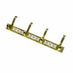 PORTE MANTEAU 4T DORE