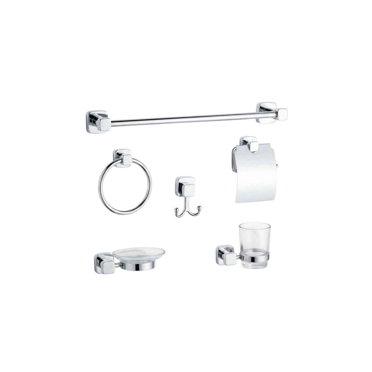 Photo00031049 ACCESSOIRE DOUCHE CHROME CARRE GM – Image 1