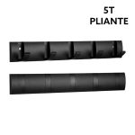 PORTE MANTEAU 5T NOIR PLIANTE OUPOLO