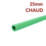 PPR TUBE CHAUX 25 VERT ADARA