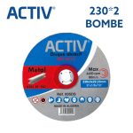 DISQUE 230*2 METAL BOMBE ACTIV