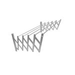 SECHE LINGE COIFFEUR 77CM CHROME