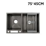 EVIER 75/45 MOUS NOIR/AB