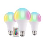 LAMPE COULEUR LED TELECOMANDE
