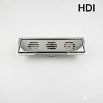 CANIVEAU LINEAIRE INOX 60*300 CHROME AVEC GRILLE 6S30/T49VB1