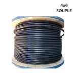 CABLE 4X6  SOUPLE