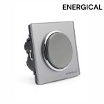 INTERRUPTEUR SIMPLE DIAA GLASS GRAY