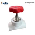 PPR VANNE A VOLAN 32 BLANC