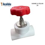 PPR VANNE A VOLAN 20 BLANC