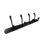 PORTE MANTEAU 4T ZAMAK NOIR
